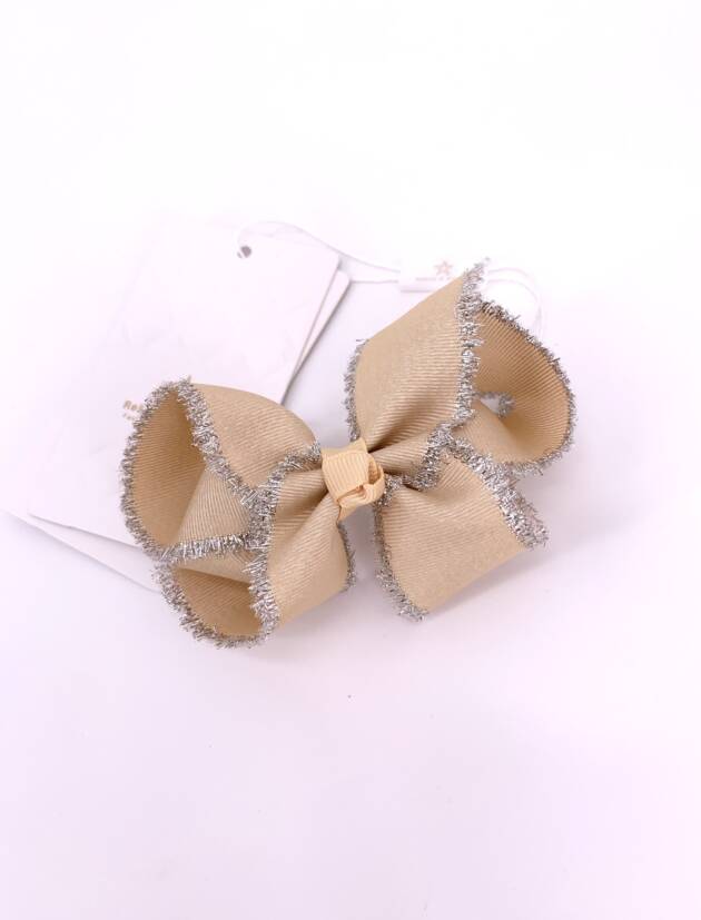 Haarspange Mädchen, Schleife Gold