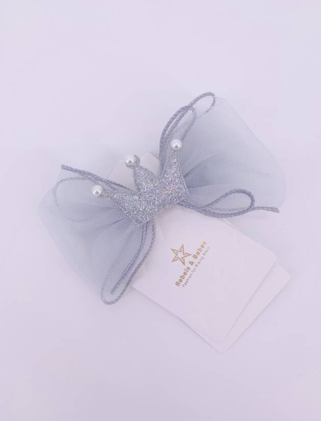 Haarspange, Krone Silver