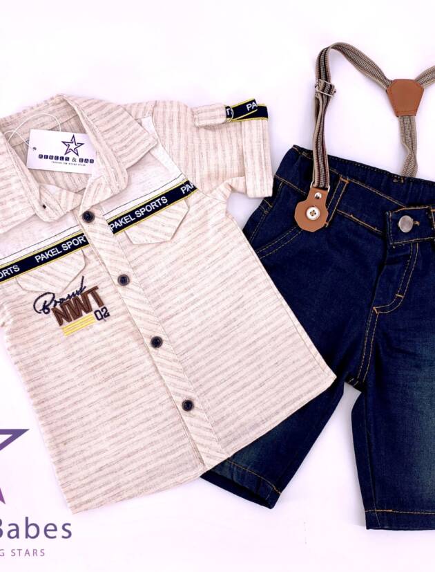 Rebels, 2-Teile-Set mit Hosenträgern