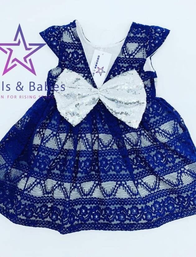 Babes, Babykleid mit Schleife - 12M