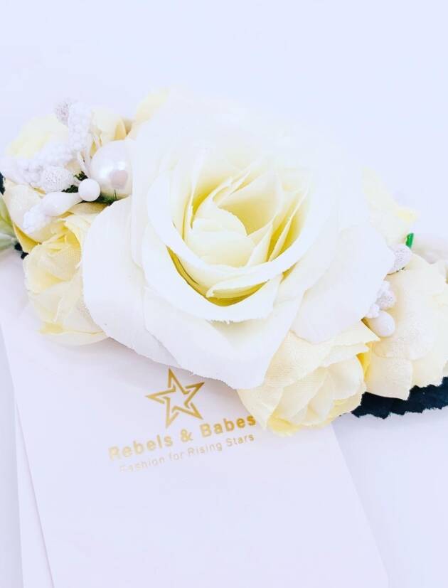 Baby Haarband, Vanilla groß