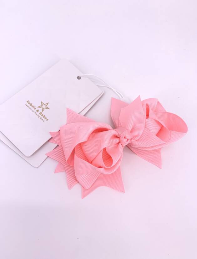 Haarspange Mädchen, Schleife Rosa