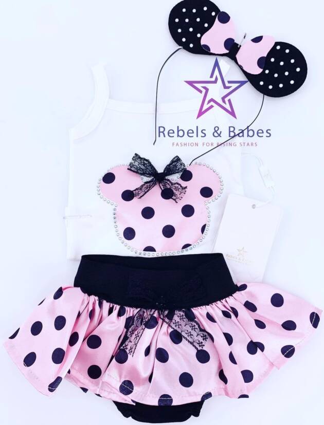 Babes, Baby Set Minnie mit Haarreif