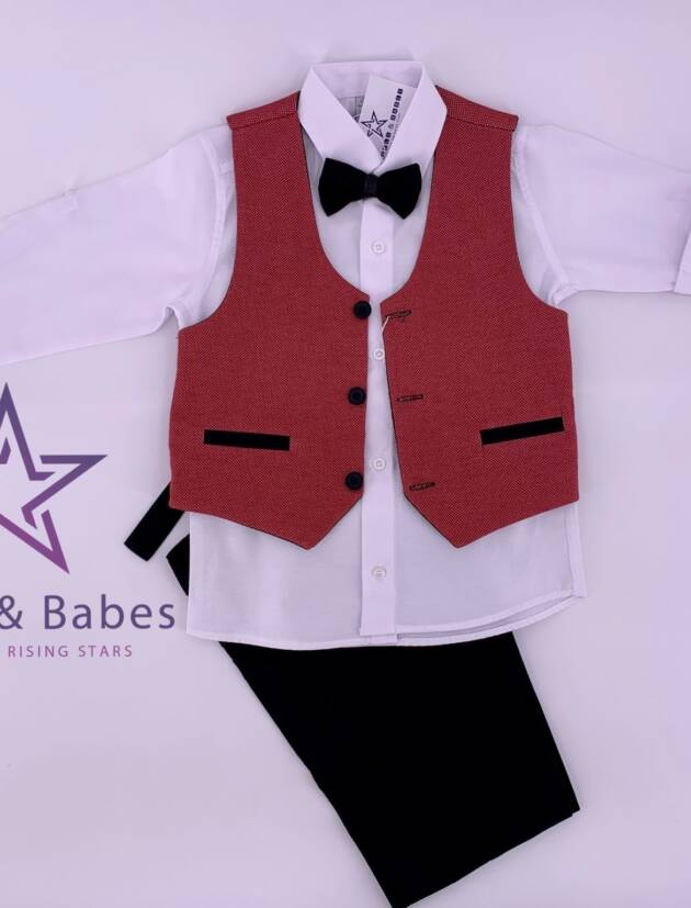 Rebels, Smoking-Set festlich, rot