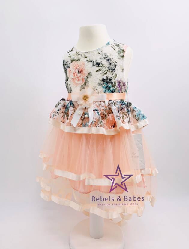 Babes, Mädchenkleid mit Schleppe