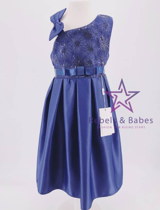 Babes, Mädchenkleid festlich - Deep Blue