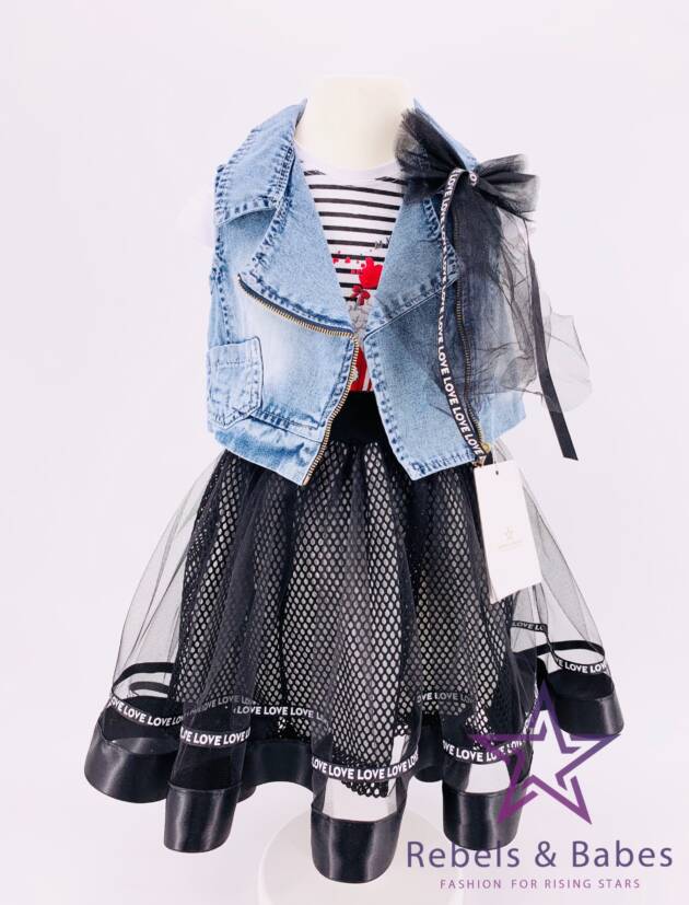 Babes, Mädchenset schwarz/weiß