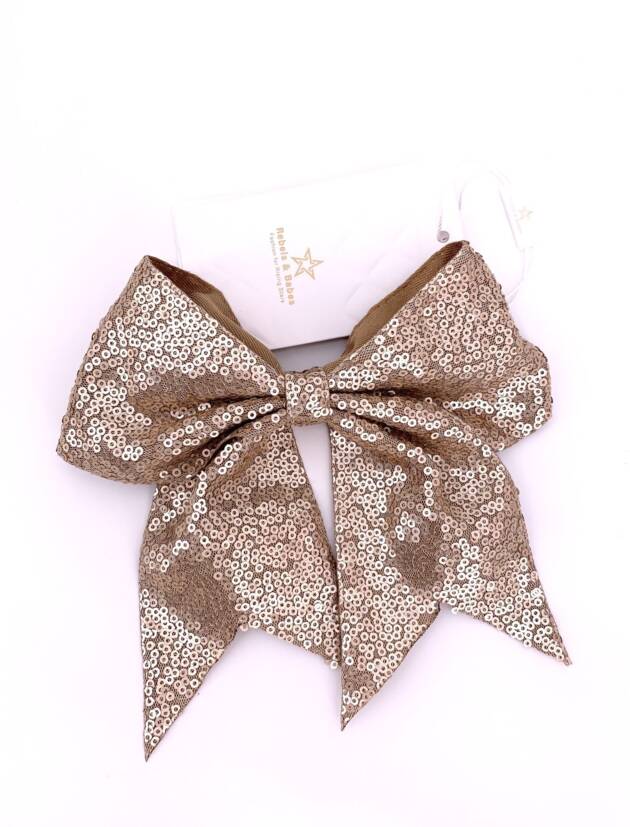 Haargummi Mädchen, Gold Pailletten