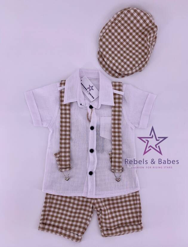 Rebels, Set mit Mütze - Kariert