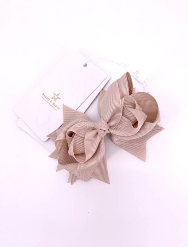 Haarspange Mädchen, Schleife Nude