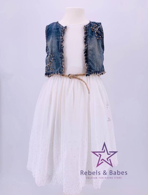 Babes, Mädchenkleid mit Weste
