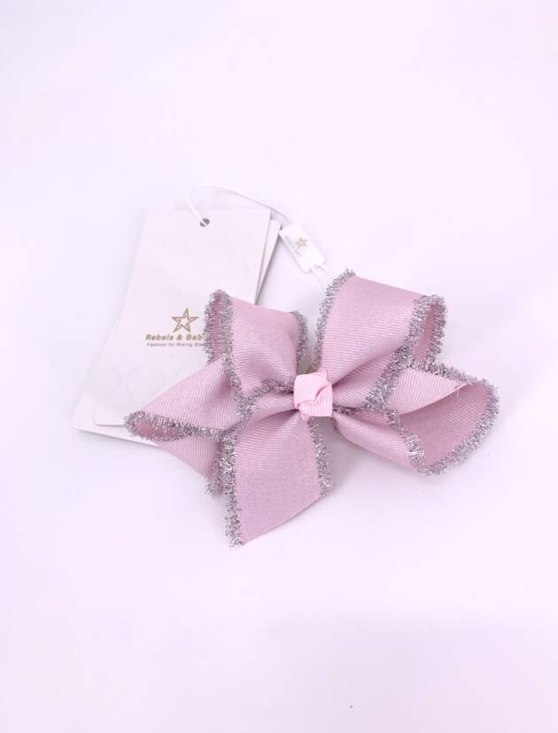 Haarspange Mädchen, Schleife Rose