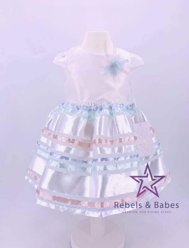 Babes, Babykleid mit Streifen - 12M
