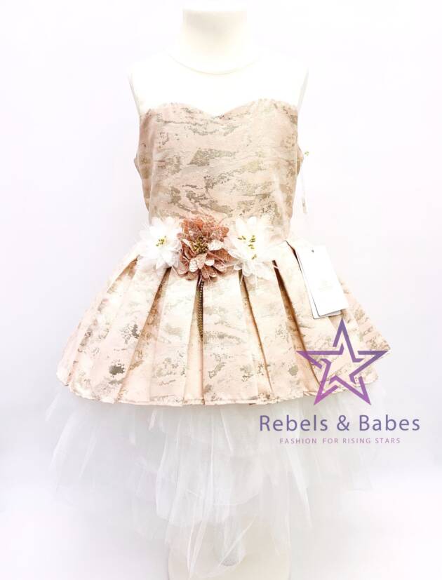 Babes, Mädchenkleid mit Mesh